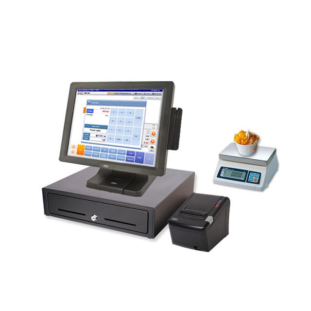 Frozen Yogurt POS with Gram Scale | All-In-One Touch System | Model E2-RS