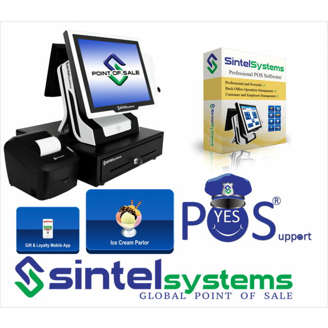 Ice Cream & Gelato POS | Model 5i-RS Pro | 2 Terminals 