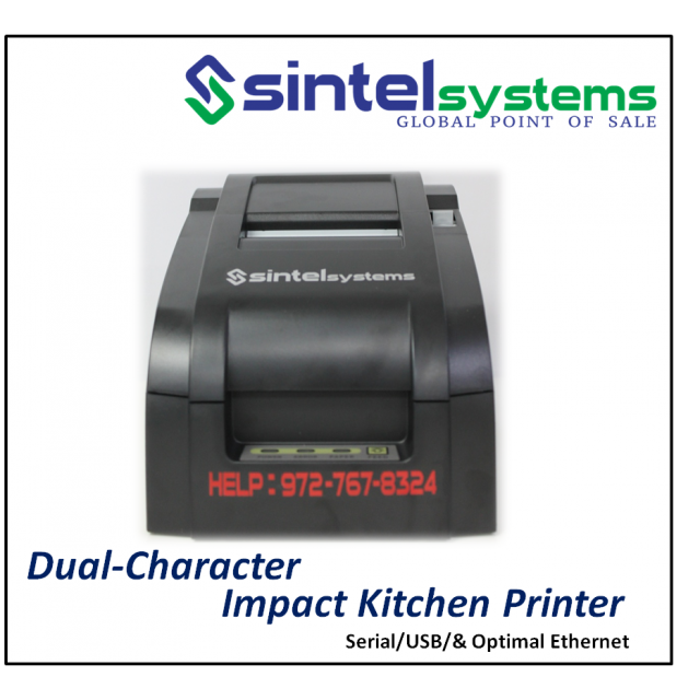 Kitchen Printer Dual Character Arabic Chinese