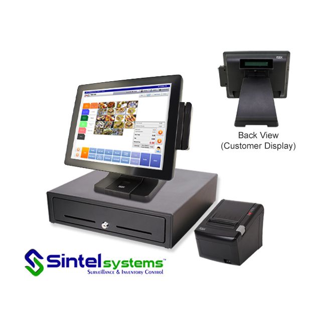 POS System Model E4Z-RS Restaurant 2 Terminals