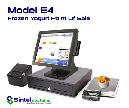 Frozen Yogurt Point of sale system model e4