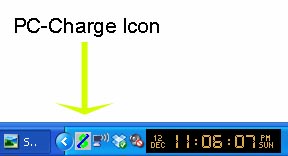 PC Charge Icon Location