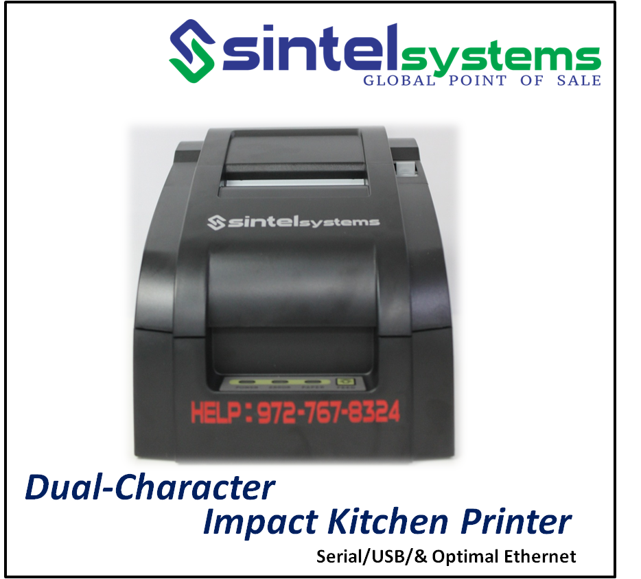 Sintel Dual Character Kitchen POS Printer