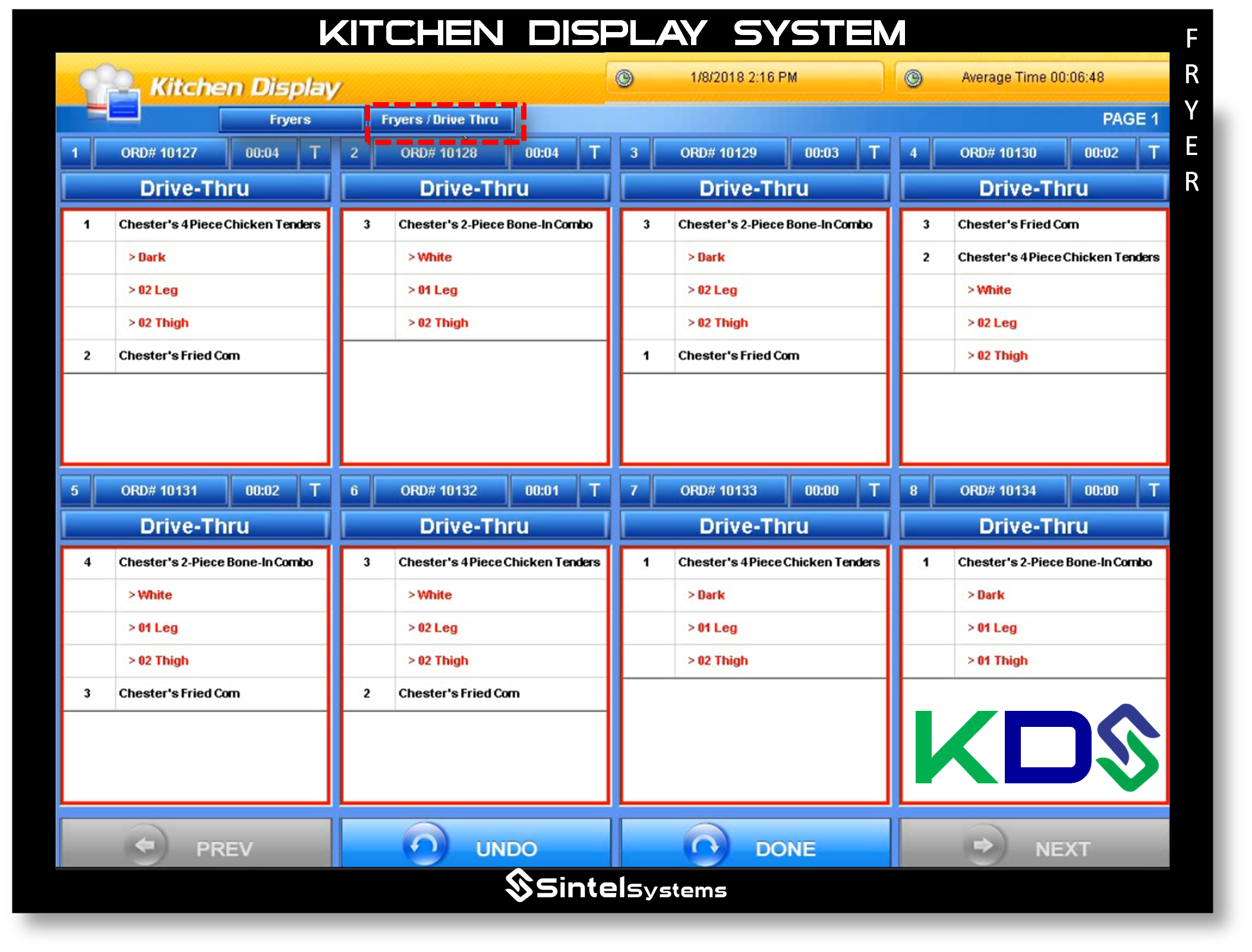 Kitchen Display Systems - Restaurant & QSR POS System - Direct & Single